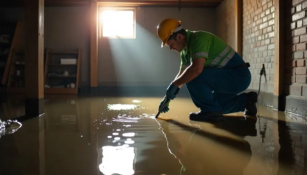 Professional water damage restoration services in Kewaunee, WI